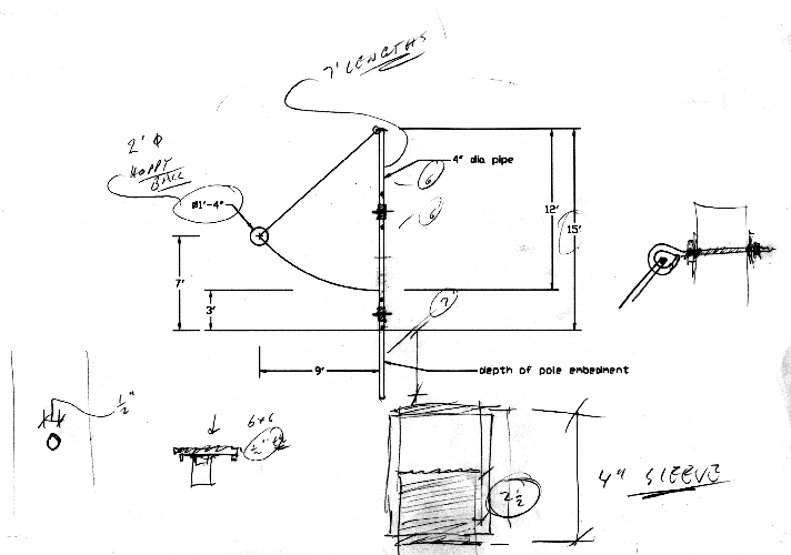 Image of tether ball sketch